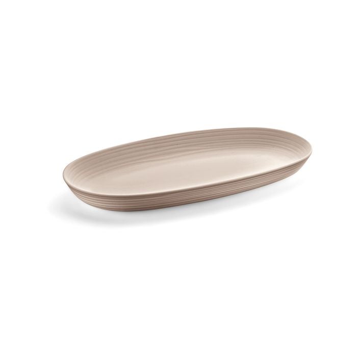 Guzzini Earth Tierra 41cm/5L Plastic Serving Tray - Taupe