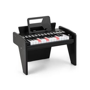 Costway 25-key Lighted Electronic Piano Mini Keyboard Kid Musical Toy Black