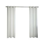 Windoware 120 x 223cm Ivory Seville Room Darkening Eyelet Curtain - 1 Pack