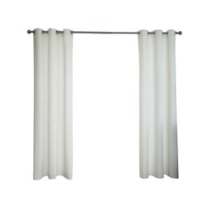 Windoware 120 x 223cm Ivory Seville Room Darkening Eyelet Curtain - 1 Pack
