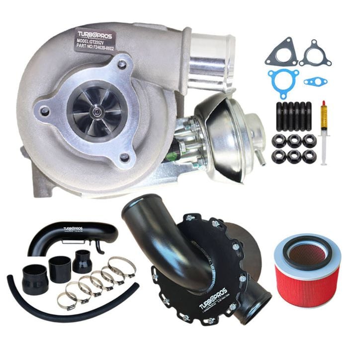 Upgrade Turbo, Airbox And Piping Kit For Nissan Patrol Zd30 3.0l