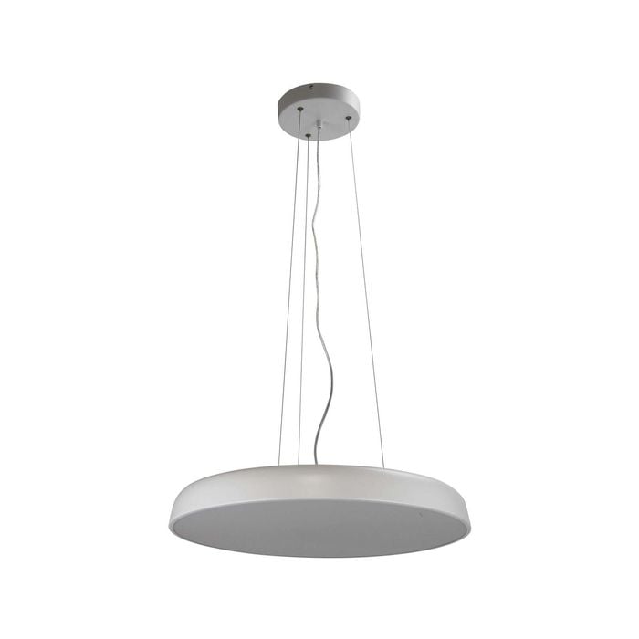 Oriel Lighting Madison 56cm Dimmable LED Pendant Light White 56cm