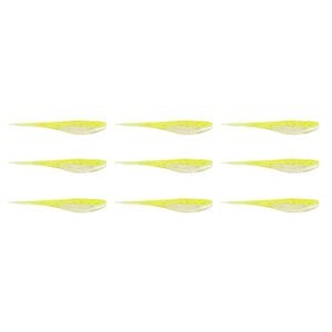 3x 3PK 7In Rapala Crush City The Jerk Soft Plastic Minnow Lures - Neon Pearl