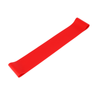 Resistance Band Exercise Loops - Set of 4 Colour-Coded Strengths, Pilates, Yoga & Rehab - Medium - Red (0.60mm)