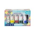 Boyle 20ml Matt LENi Decorator Acrylics Paint - 10 Pack