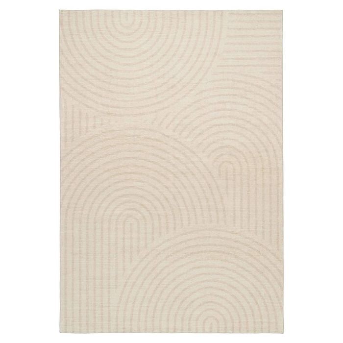 Loopsie-400cm X 300cm-ashdod Beige Cream Arch Washable Rug