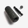 Decathlon - 3 In 1 Massage Kit - Smooth Roller, Ball And Stick, Black - One Size