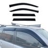 AUSGO Luxury Weather Shields for Toyota Landcruiser Prado 120 Series 2003-2009 Weathershields Window Visors Wind Deflectors