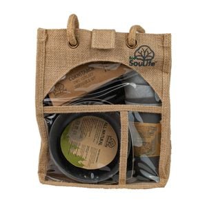 37pc Eco Soulife All Natural Outdoors Camping Picnic Set Charcoal