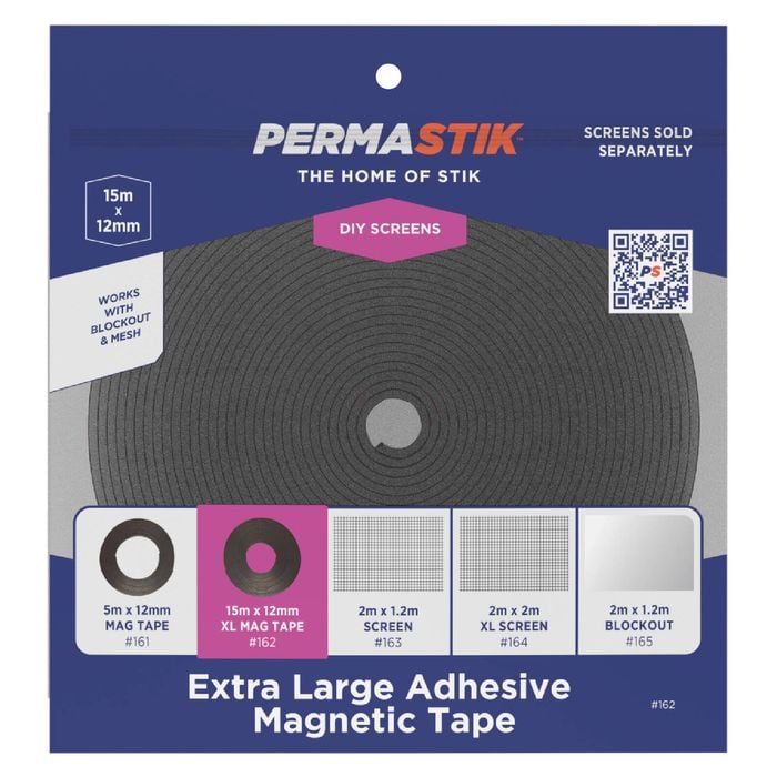 Permastik 15m x 12mm Adhesive Magnetic Tape