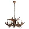 Oriel Lighting Ramure 6 Lits Deer Antler Designer Pendant Light