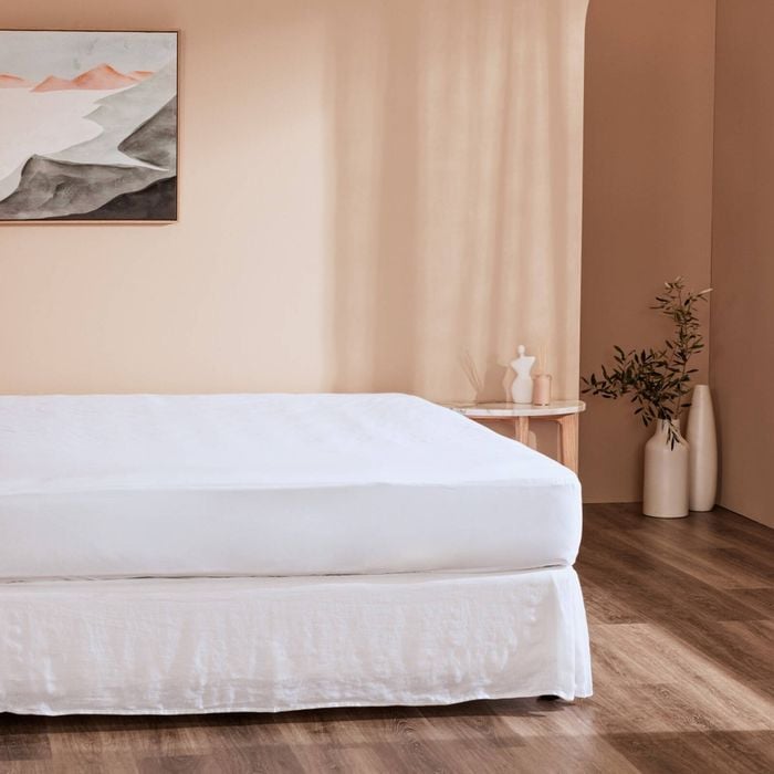 Bedding Co. Soft Cotton Breathable Waterproof Mattress Protector Single