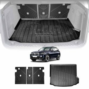 Boot Liner Back Seat Protector Combo for BMW iX3 2023-2025 Heavy Duty Seats Kick Mats Cover