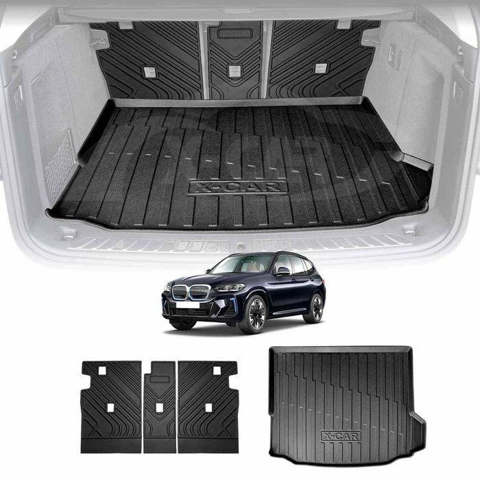 Boot Liner Back Seat Protector Combo for BMW iX3 2023-2025 Heavy Duty Seats Kick Mats Cover