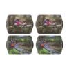 2x 2pc Ashdene Aus Small Birds Scatter Tray Set Serveware Kingfish/robin