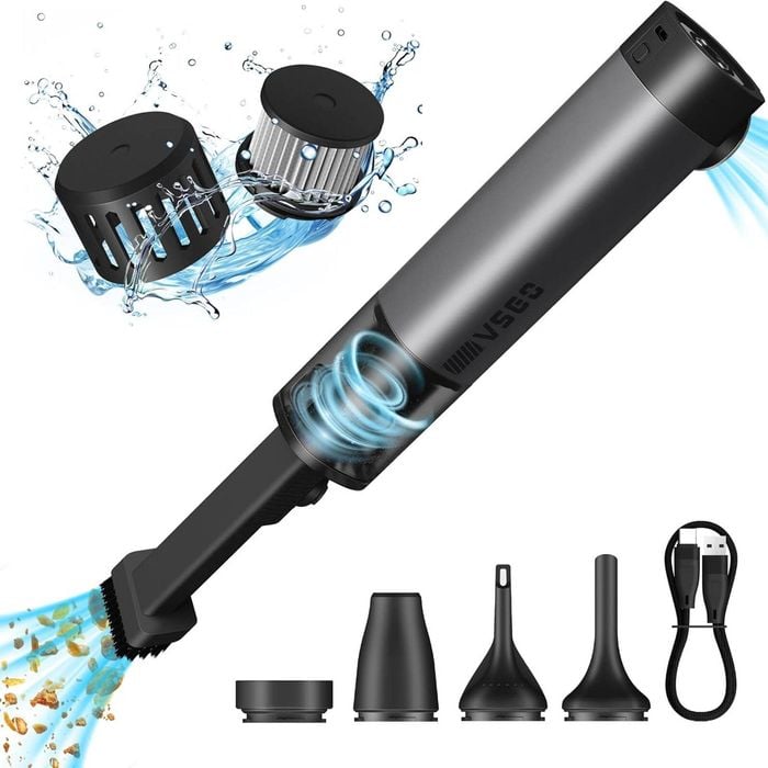 VSGO Electric Air Duster Vacuum - Dark Grey