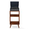 Crosley Voyager Bluetooth Portable Turntable + Crosley Asheville Stand Bundle - Navy