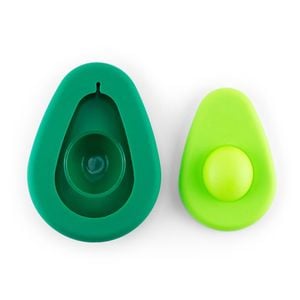 2pc 200g Reusable Silicone Avocado Cover Set - Green