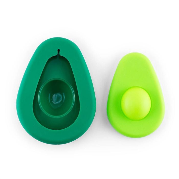2pc 200g Reusable Silicone Avocado Cover Set - Green