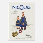Galrie Nicolas Fine Bottles Vintage French Art Poster by Jules Isnard Dransy (1930) Home, Poster Only, A4 21 x 30cm (8 x 12inch)