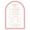 Stylish Pool CPR Sign Pink & White Halo