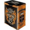 Nostalgic Art 20cm/3L Tin Box Storage Harley Davidson Wild at Heart Large