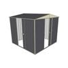 Build-a-Shed 2.3 x 2.3 x 2.3m Front Gable Two Single Sliding Door Shed - Grey