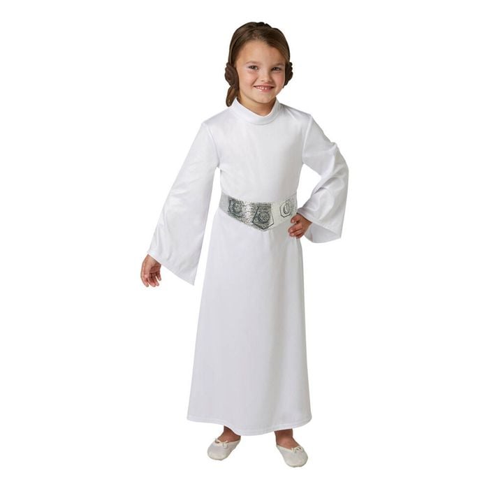 Star Wars Princess Leia Classic Girls/Kids Dress Up Party Hooded Costume Size L