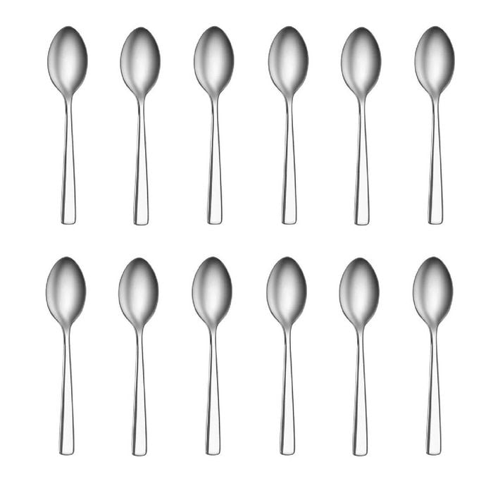 Tablekraft Amalfi Stainless Steel Coffee Spoons - Set 12
