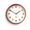 Newgate Number Three Echo Clock Silicone Red