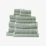 Renee Taylor Cambridge Textured 14 Piece Eucalyptus Towel Pack