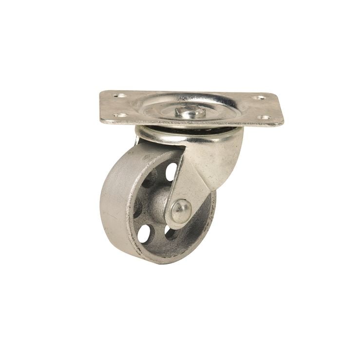 MoveIt 100mm Cast Iron Swivel Plate Furniture Castor