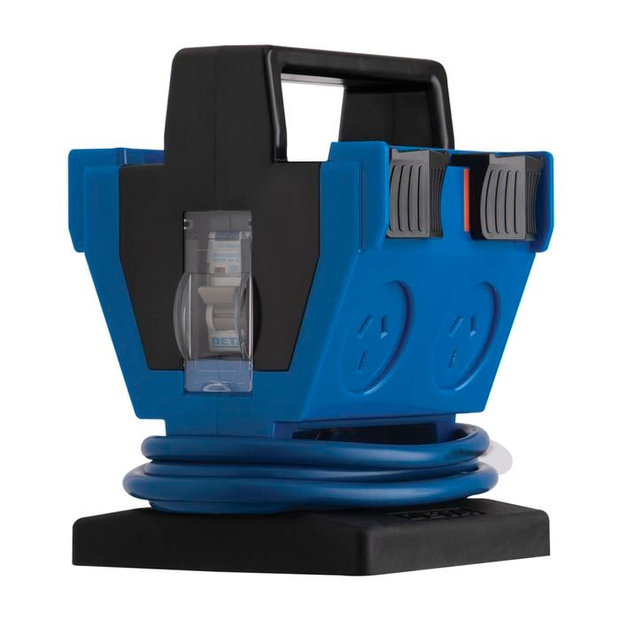 Deta 4 Outlet Heavy Duty Power Block with USB IP55