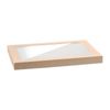 Biopak Bioboard Pla Window Lid For Catering Tray Bases Medium 100 Pack