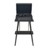 Crosley Voyager Bluetooth Portable Turntable - Entertainment Stand Bundle - Navy