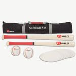 Uber Softball Set - Complete, Portable Softball Kit for All Ages
