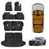 Floor Car Mats Seat Back Kick Cargo Boot Liner Set for Kia Sportage 2021-2025 Seats Kick Mats Cover