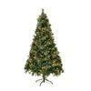 Tinseltown LED Christmas Tree 2.1M 7FT with Lights Ornaments Green