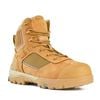 Bata Industrials Wheat Avenger Mid Cut Lace/Zip Safety Boot - Size 8.5