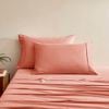 Serene 400tc Bamboo Cotton Sateen Standard  Pillowcase Clay - Twin Pack