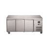 Lce Ld3100bt Stainless Steel Three Door Bench Freezer