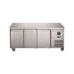Lce Ld3100bt Stainless Steel Three Door Bench Freezer