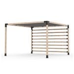 Toja Grid 3.66 x 3.66m Pergola Kit W/ Post Wall & Shade