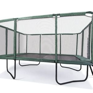 Geetramp Force 14ft X 16ft Rectangle Trampoline - Black Edition - High Bounce