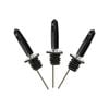 Argon Tableware Olive Oil Bottle Pourers With Cap - Chrome - Pack Of 10