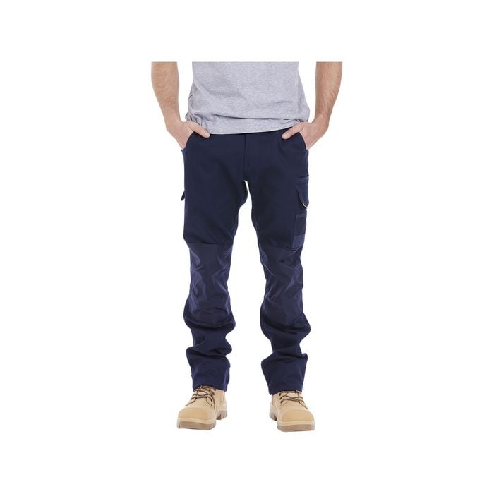Tradie Mens Navy Cargo Pants Size 77