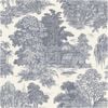 Blenheim Blue, Wallpaper 10.05m x 53cm Wallpaper Boutique