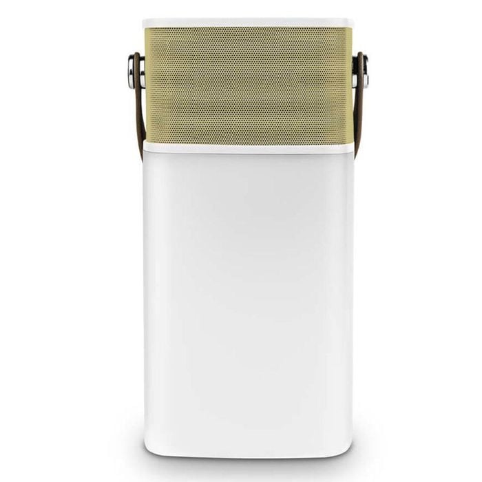 Lava BrightSounds 2 Wireless Bluetooth Speaker w/LED Lamp / USB Charger Mustard