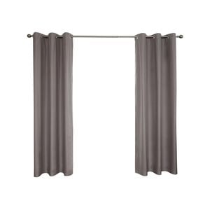 Windoware 240 x 223cm Espresso Multi Eyelet Blockout Curtain - 1 Pack