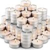 600pcs Tea Light Candles 4 Hour Burn Tealight Wedding Smokeless Crystal Wax Bulk